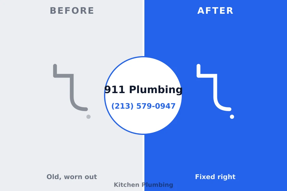 Before and after: plumbing repair Lake Wilderness, VA